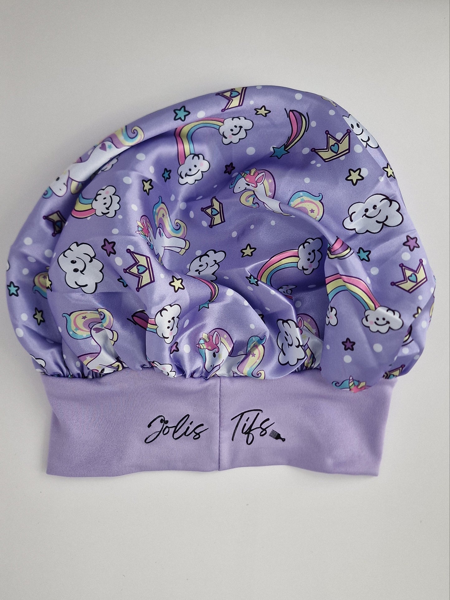 Bonnet en Satin Personnalisable pour enfant Fille