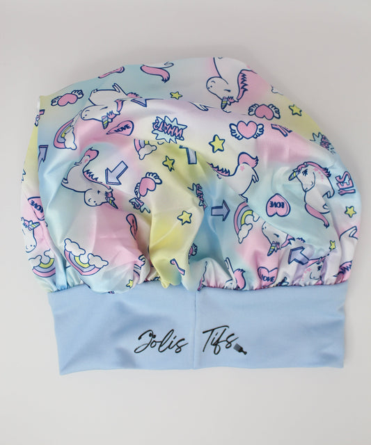 Bonnet en Satin Personnalisable pour enfant Fille