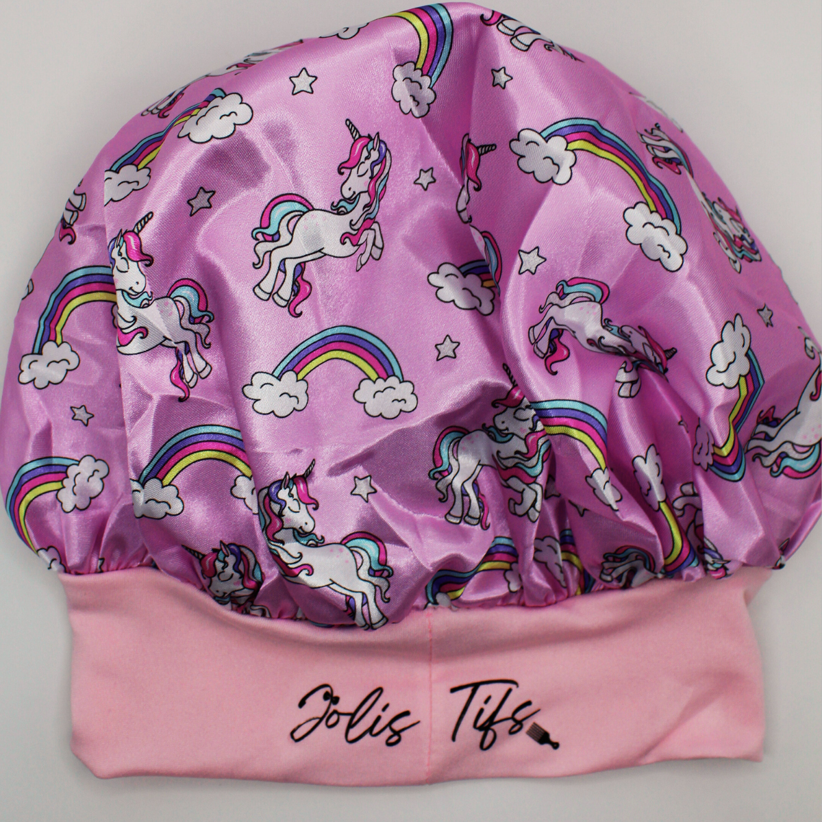 Bonnet en Satin Personnalisable pour enfant Fille
