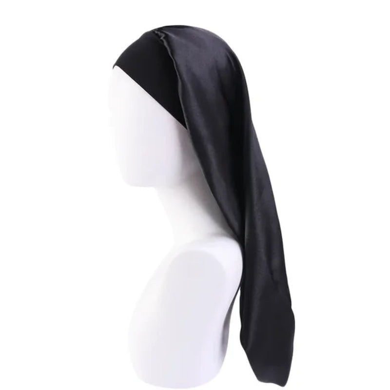 Bonnet en Satin pour Cheveux Longs