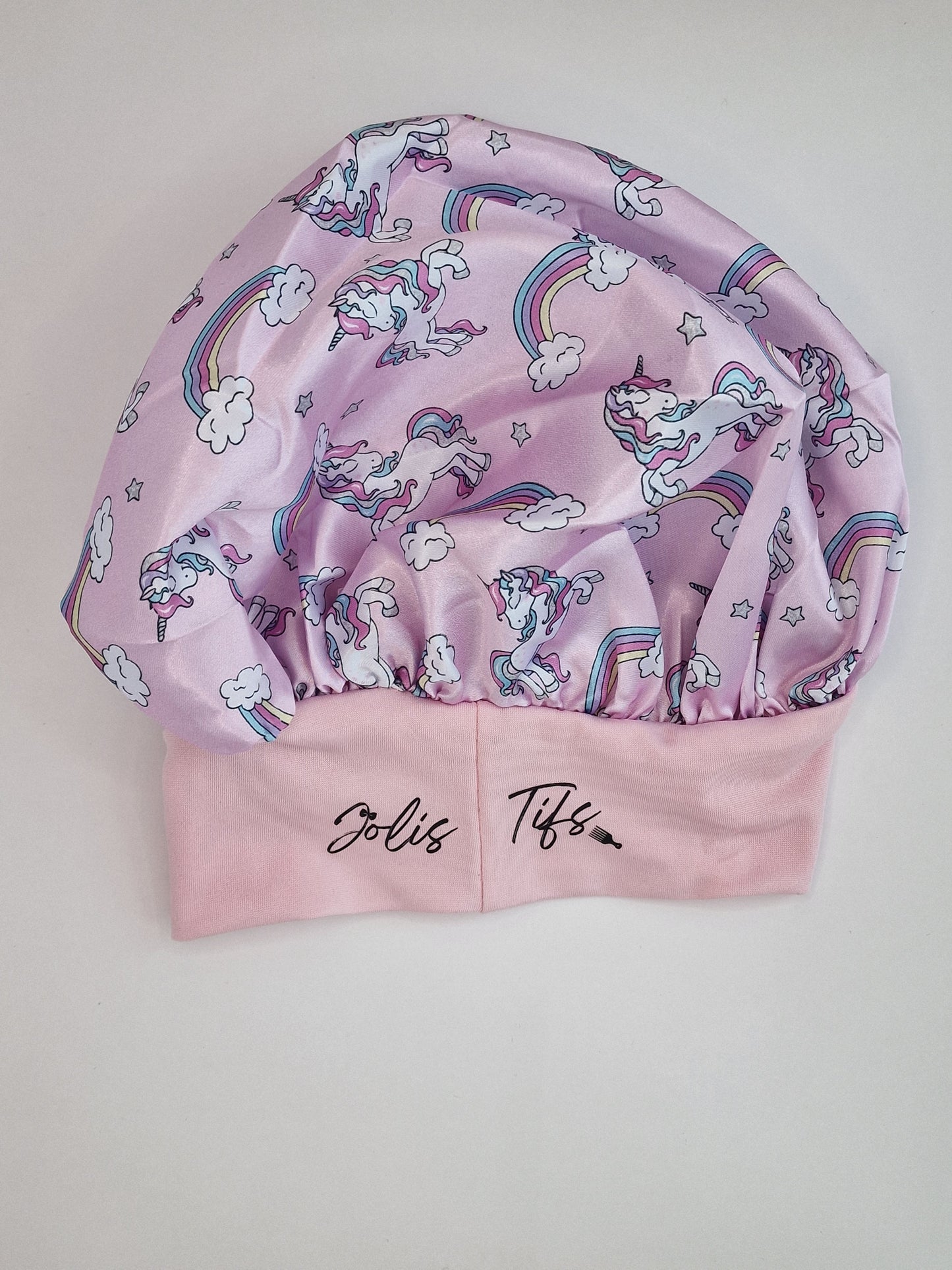 Bonnet en Satin Personnalisable pour enfant Fille